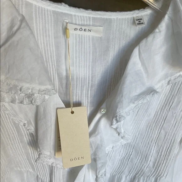 DOEN River Top - color -salt  NWT - Picture 3 of 4